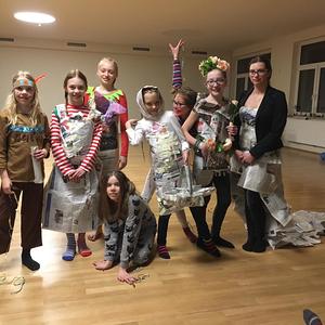 Mädchen Faschingswochenende